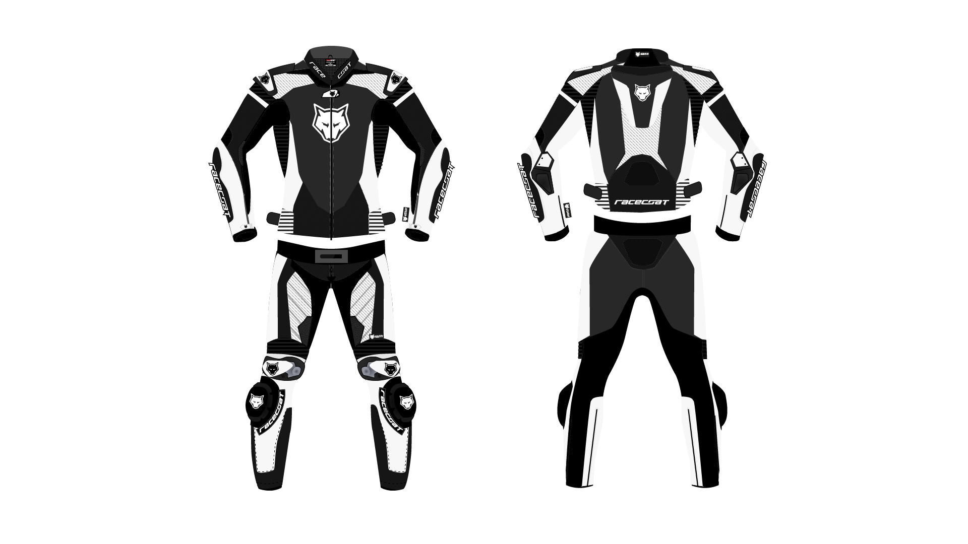 Racecoat--weiß-schwarz-grau-100